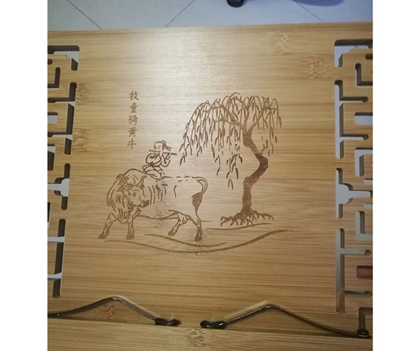 竹工艺品激光打标